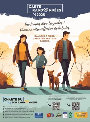 Carte des randonnées Evreux 2025