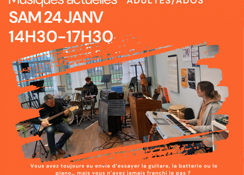 Atelier « Découverte musiques actuelles » – MJC d’Évreux