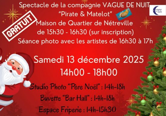 Spectacle de Noël : Pirate et matelot à Nétreville