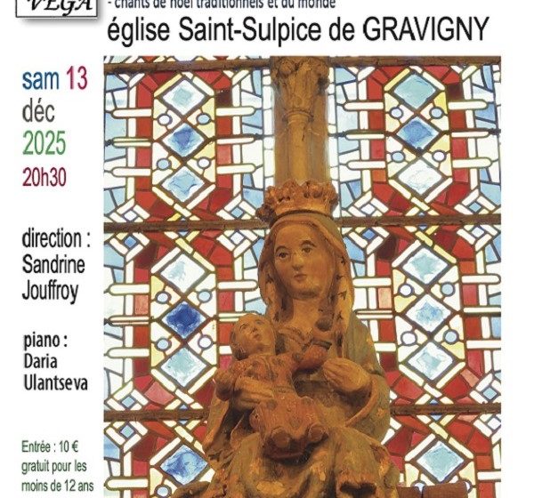 Concert de Noël du Chœur Véga à Gravigny