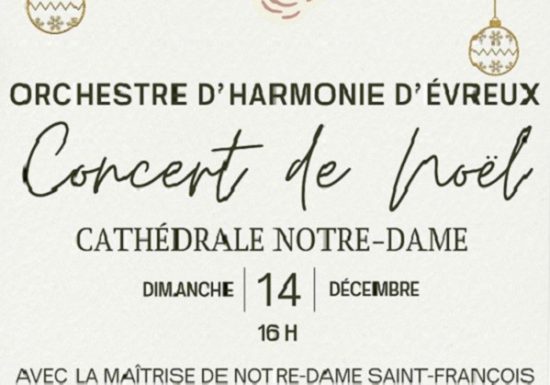 Concert de Noël de l’Orchestre d’Harmonie d’Evreux