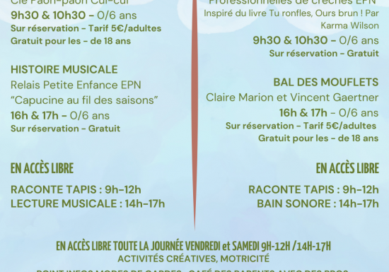 Festival Les Ptits Bouts – Bal des mouflets – MJC d’Évreux