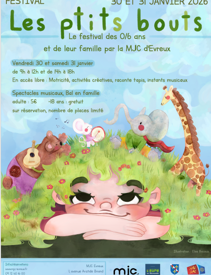 Festival Les Ptits Bouts – Bal des mouflets – MJC d’Évreux