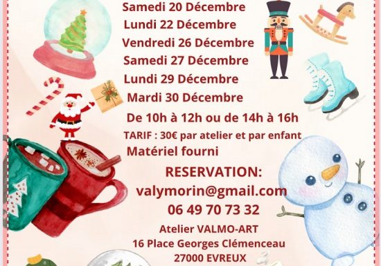 Les ateliers de Noël de Valérie