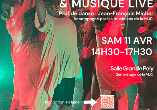 Atelier de Danse Afro-Contemporaine & Musique Live
