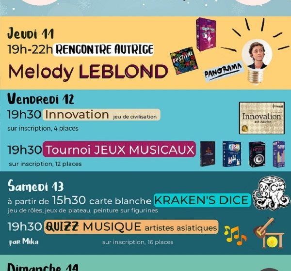 Quoi de neuf à l’écume des jeux