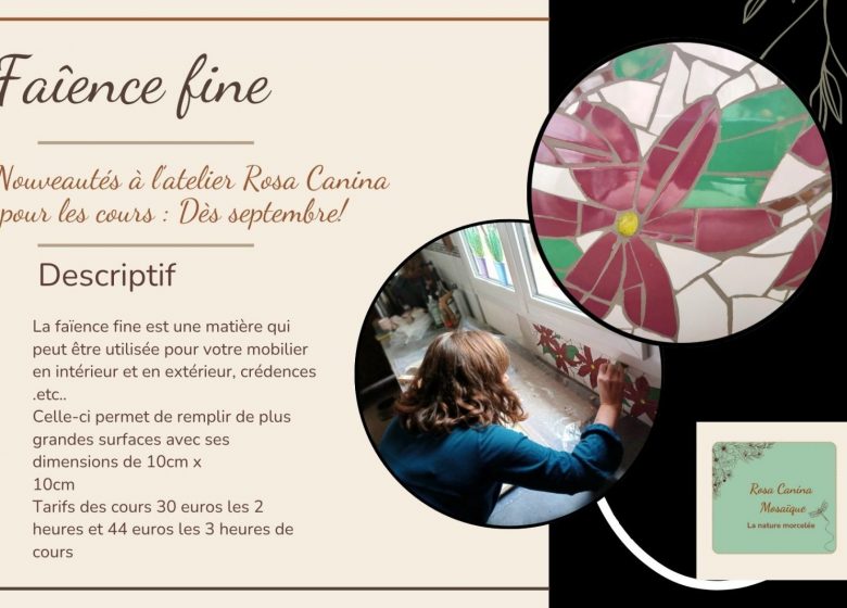 Cours libre mosaïque ou cours libre de verre de vitrail