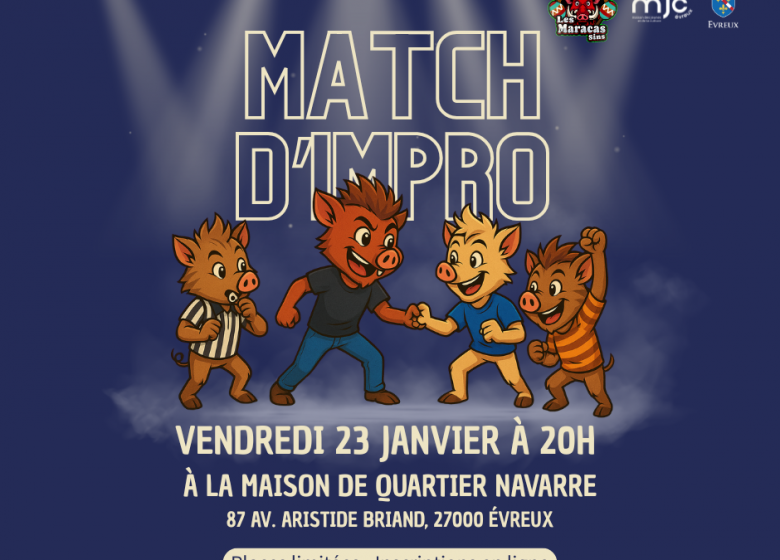 Théâtre d&rsquo;improvisation avec la MJC