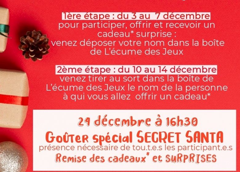 Secret Santa à l’Ecume des jeux